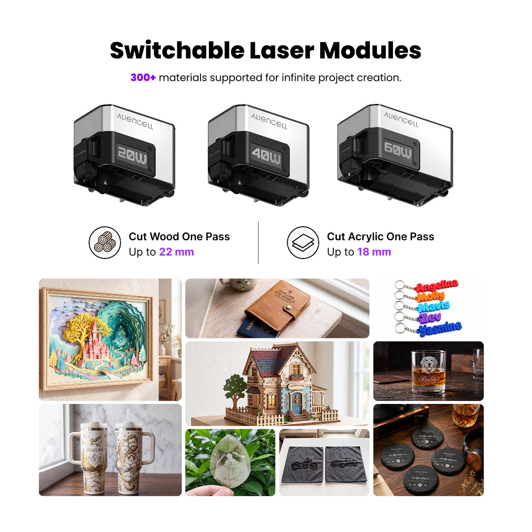 Aliencell X1 Lite Diode Laser Cutter and Engraver
