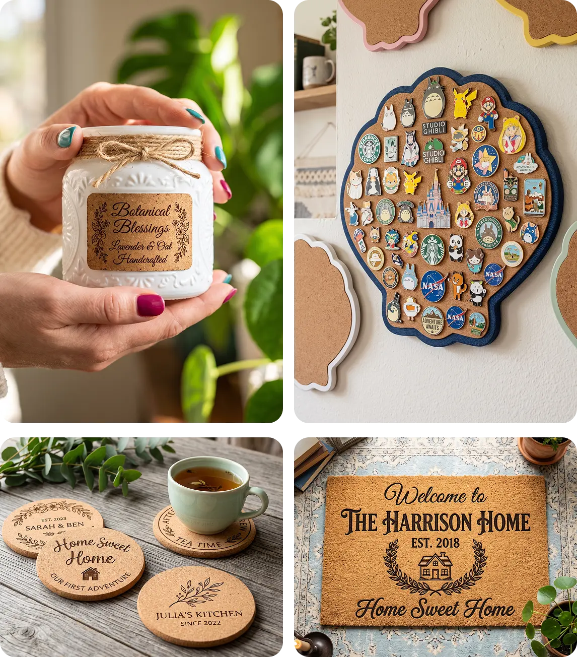 Cork projects made with Aliencell X1