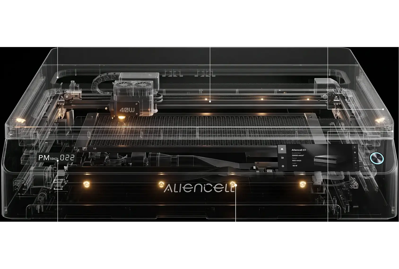 Aliencell X1 intelligent safety system perspective